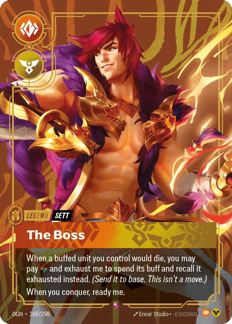 Sett, The Boss deck feature