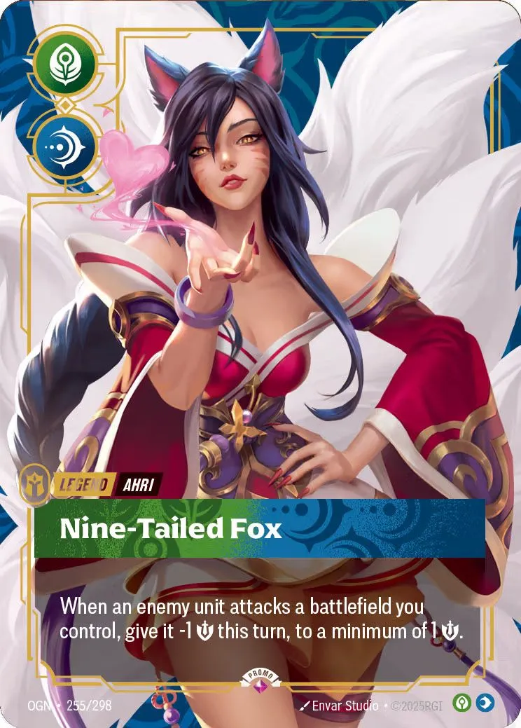 Ahri, Nine-Tailed Fox deck feature