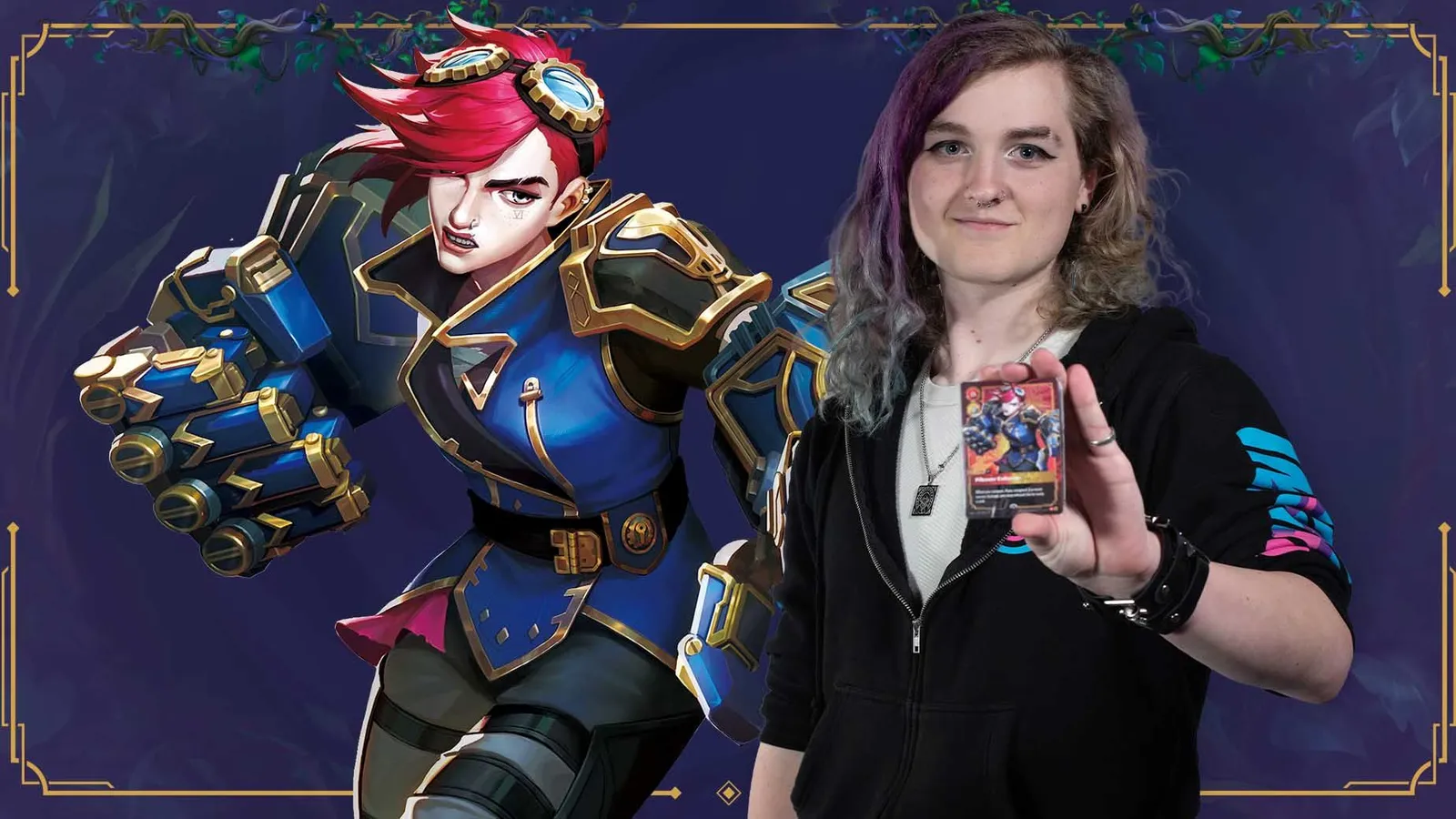 Vi, Piltover Enforcer deck feature