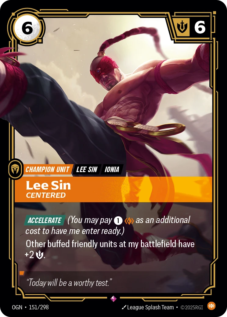 Lee Sin, Centered
