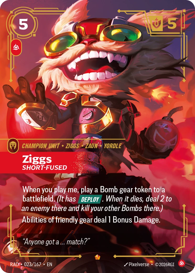 Ziggs, Short-Fused