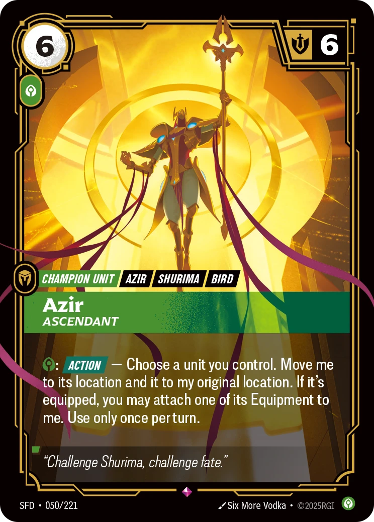 Azir, Ascendant