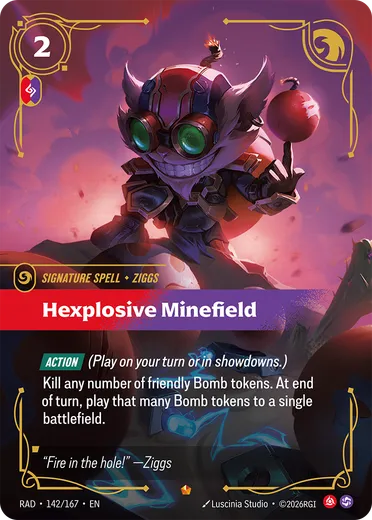 Hexplosive Minefield