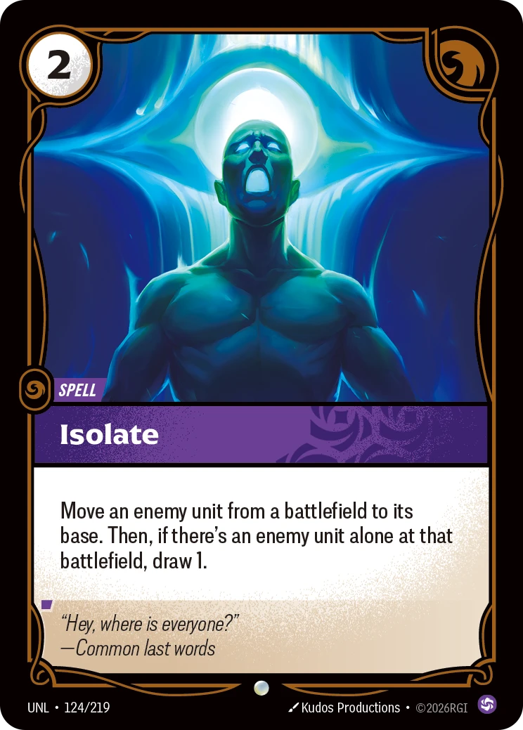 Isolate