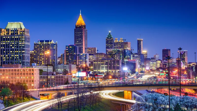 Atlanta at night