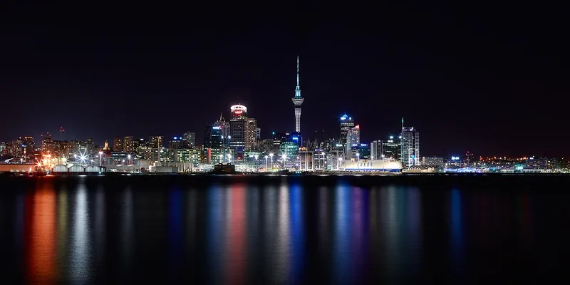 Auckland at night