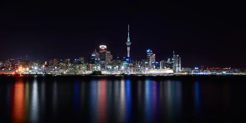 Auckland at night