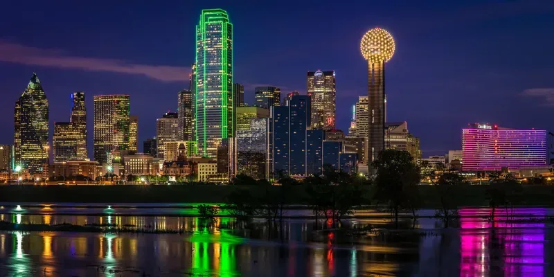 Dallas at night
