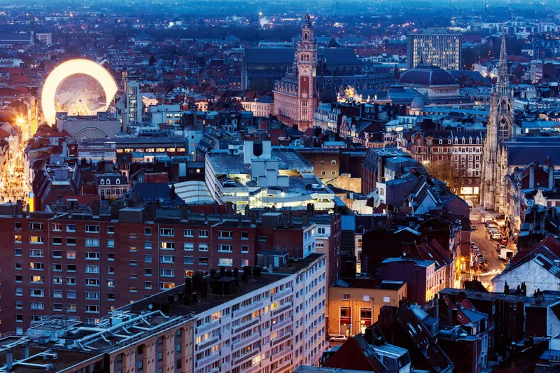 Lille at night