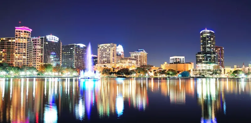 Orlando at night