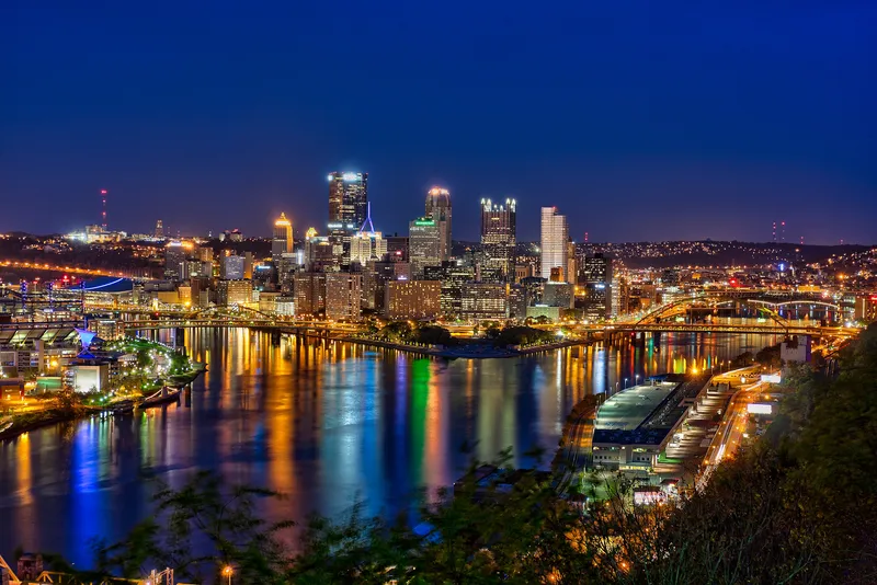 Pittsburgh at night