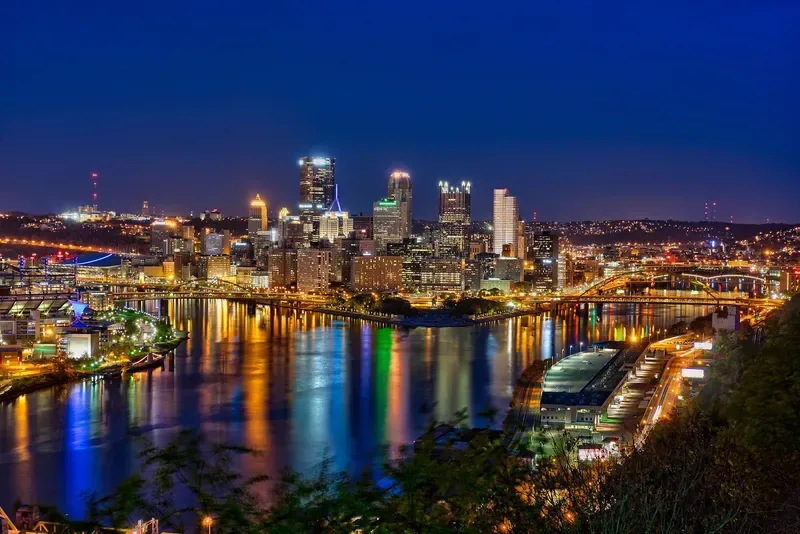Pittsburgh at night