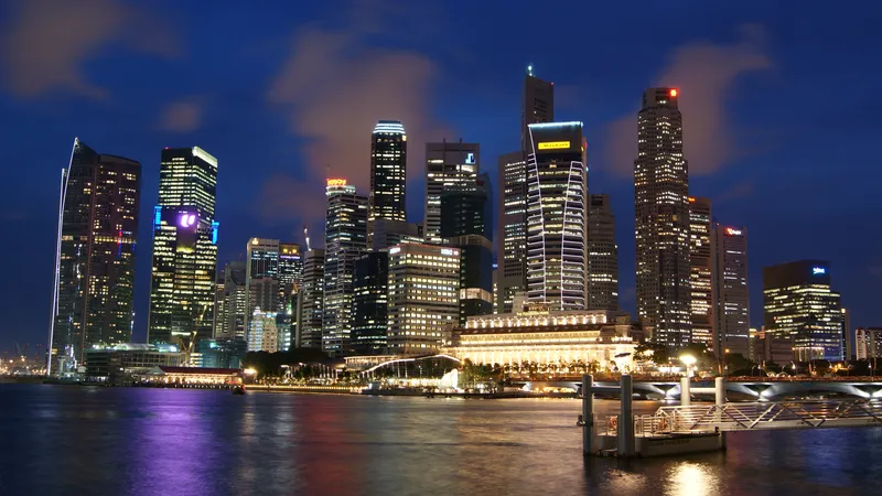 Singapore at night