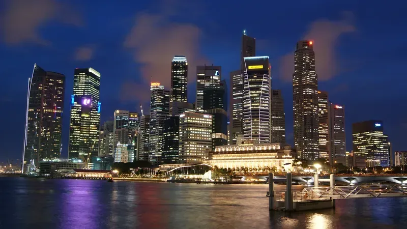 Singapore at night