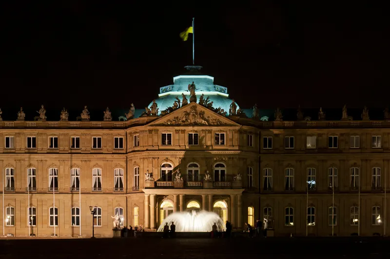 Stuttgart at night